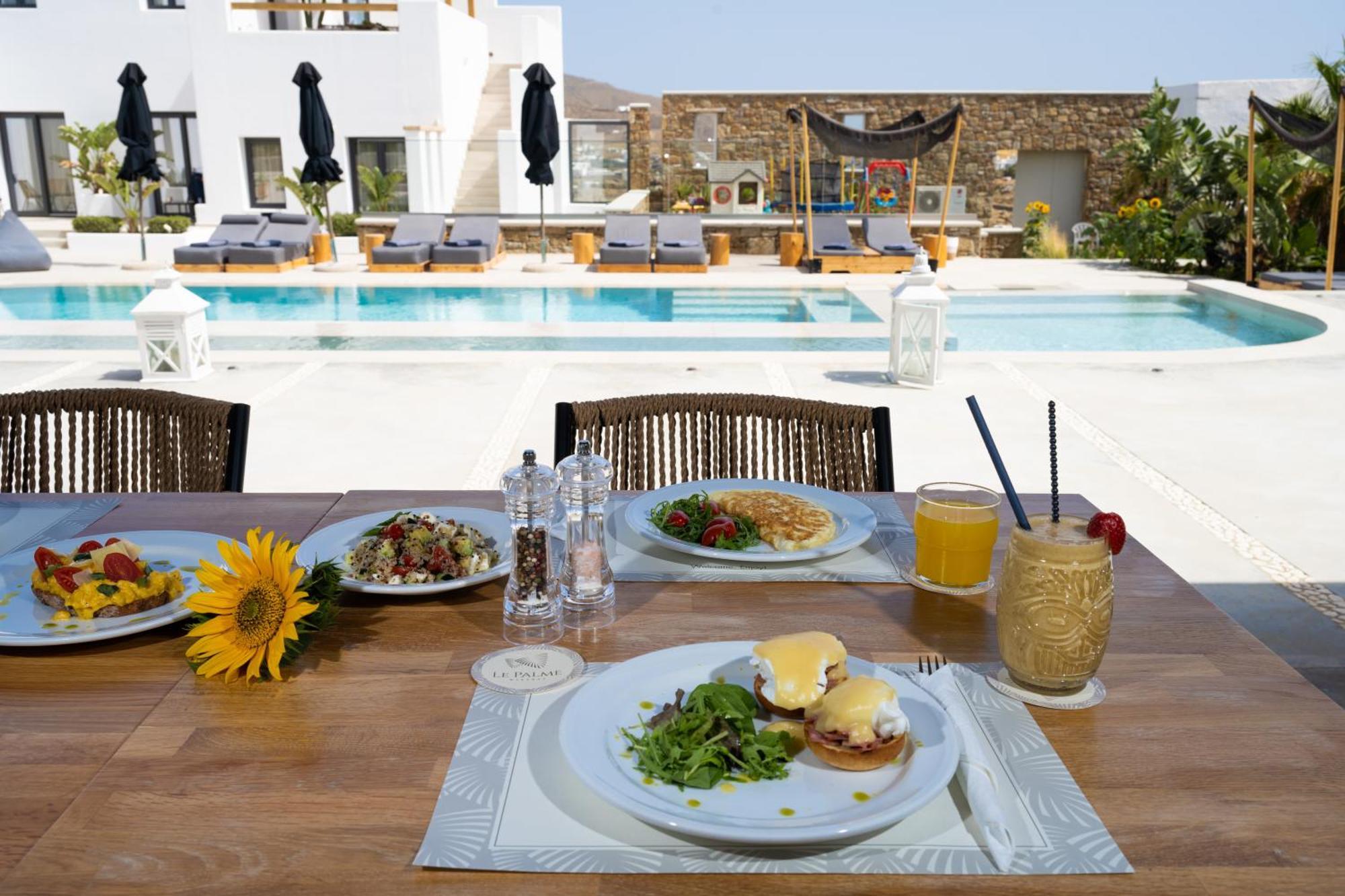 Le Palme Mykonos Hotel Klouvas Buitenkant foto